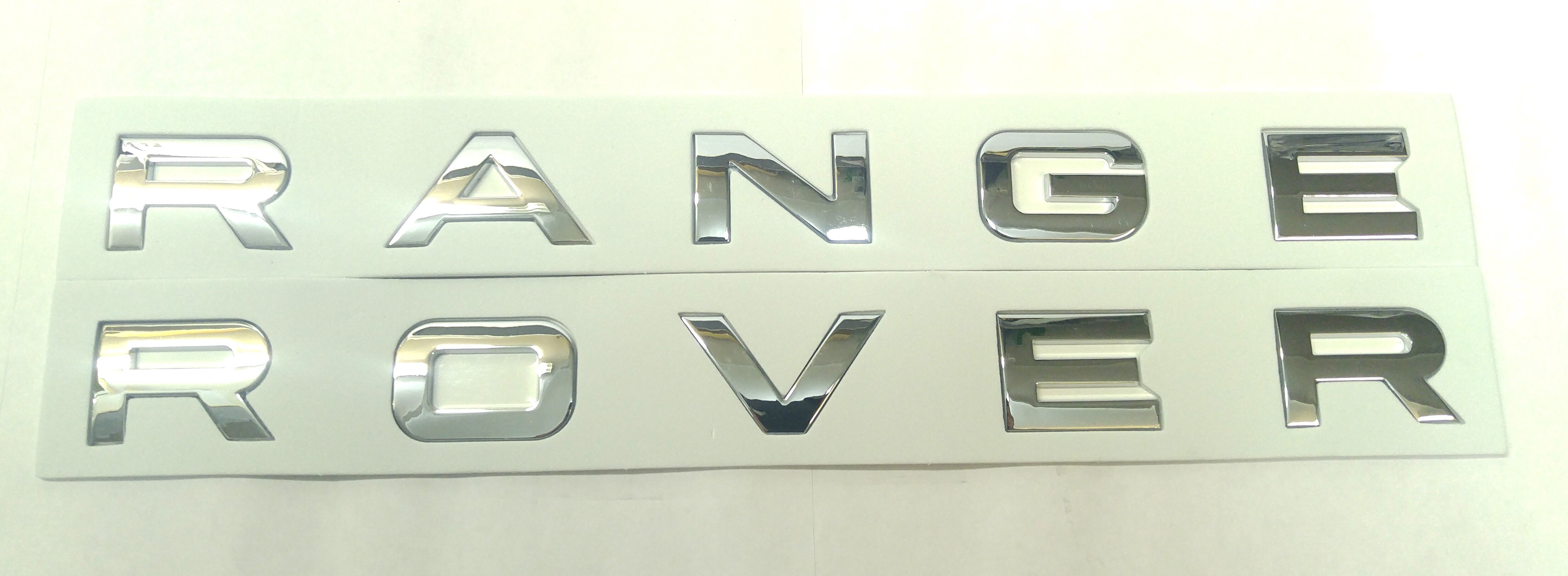 Буквы RANGE ROVER (черные с окантовкой) (RANGE ROVER||NO ORIGINAL)
